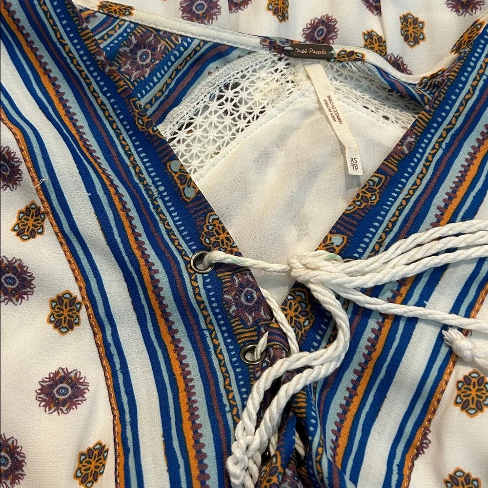 FREE PEOPLE rain or shine boho mini dress